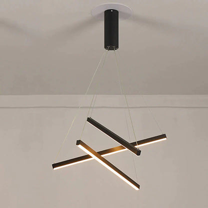 Elevate Your Space with the Modern Black Stair Chandelier